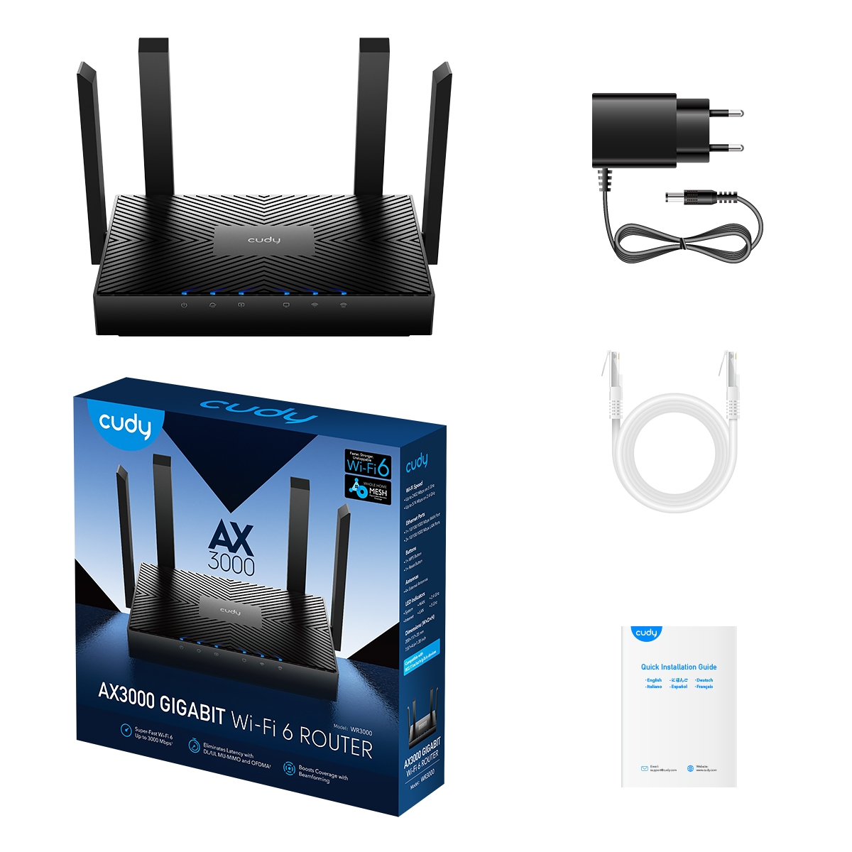 Cudy Wr Il Ax Gigabit Wi Fi Mesh Router Pc Co Il