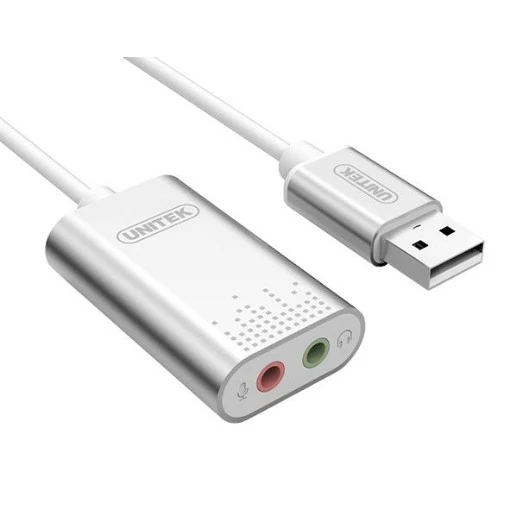 Изображение Аудио стерео конвертер Y-247A USB черного цвета.