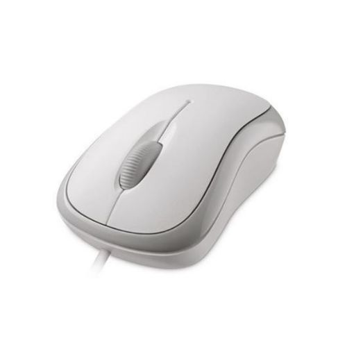 תמונה של עכבר ‏חוטי Microsoft Basic Optical Mouse מיקרוסופט לבן