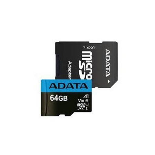 Picture of ADATA MICROSDHC 64GB AUSDX64GUICL10A1-RA1