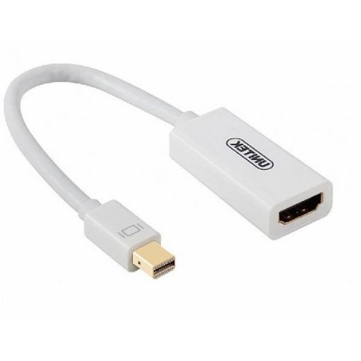 Изображение Адаптер MINI DISPLAY PORT HDMI Y6331 UNITEK поддерживает 4K.