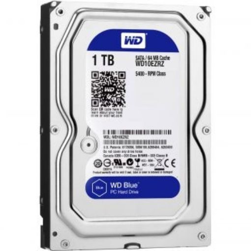 Western Digital 1TB 5400RPM HDD drive in blue. - 1PC.co.il