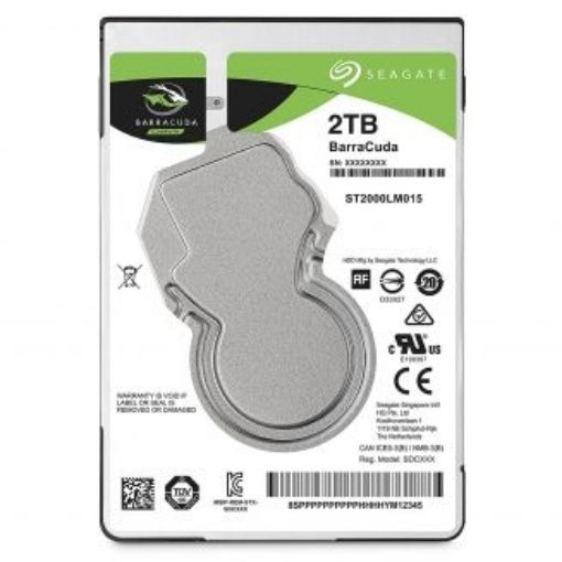 Picture of Seagate HDD 2.0TB 5400 128MB SATA3 2.5 BarraCuda ST2000LM015
