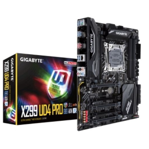 תמונה של לוח אם Gigabyte X299 UD4 Pro דגם GX299UD4PRO בצבע שחור
