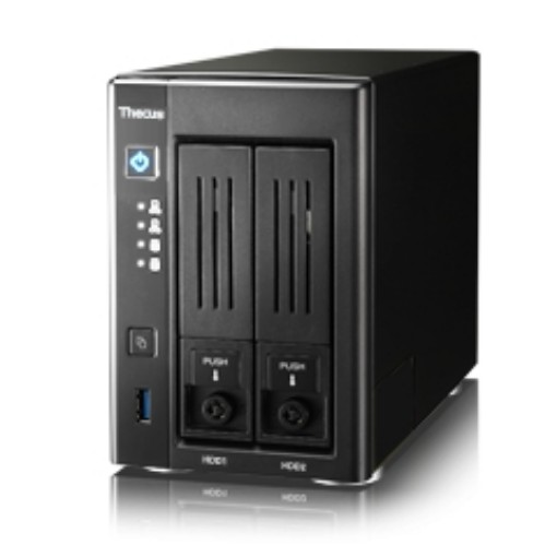 Изображение Сервер NAS Thecus N2810 черного цвета.