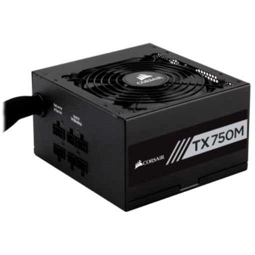תמונה של ספק כוח Corsair TX750M 750W צבע שחור