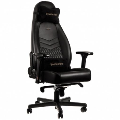 תמונה של Noblechairs ICON Real Leather Gaming Chair Black עור אמיתי NBL-ICN-RL-BLA