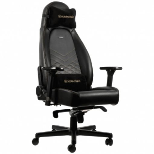 תמונה של Noblechairs ICON Gaming Chair Black/Gold NBL-ICN-PU-GOL