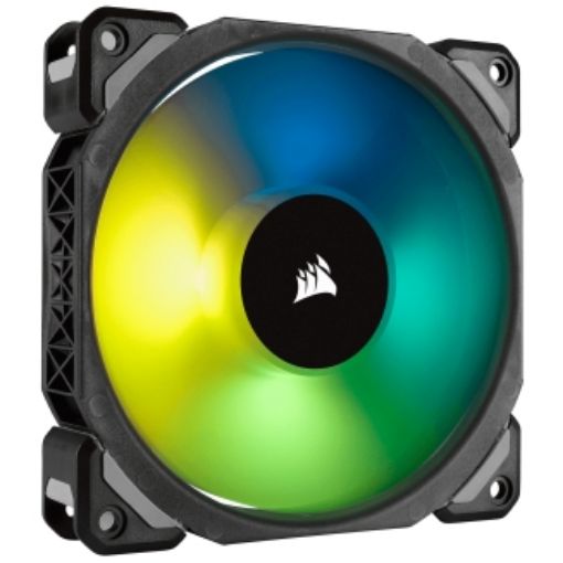 תמונה של מאוורר Corsair ML140 PRO RGB LED 140MM PWM בצבע שחור