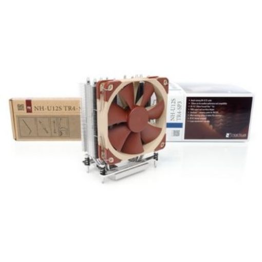 תמונה של מאוורר CPU Noctua NH-U12S-TR4-SP3 בצבע חום