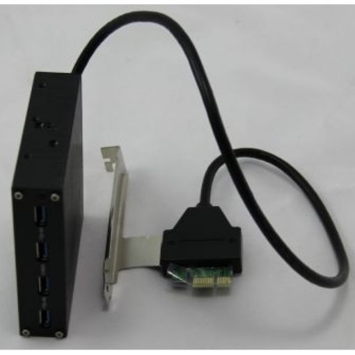 Picture of IPPON PCI-E Card USB3.0 4-Ports + 3.5" Bay Kit IPCS012