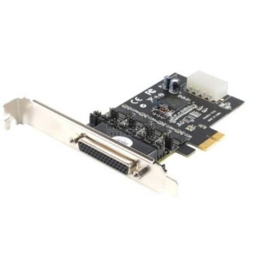 תמונה של ST-Lab PCI-E Card RS232 4 Ports With Power for POS with Fan out cable (1 to 4) Low Profile Bracket CP-130