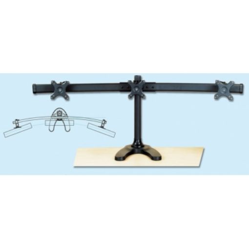 Picture of IPPON Triple Monitor Arm 1 Joint 8kg Desktop Stand IPMA66301