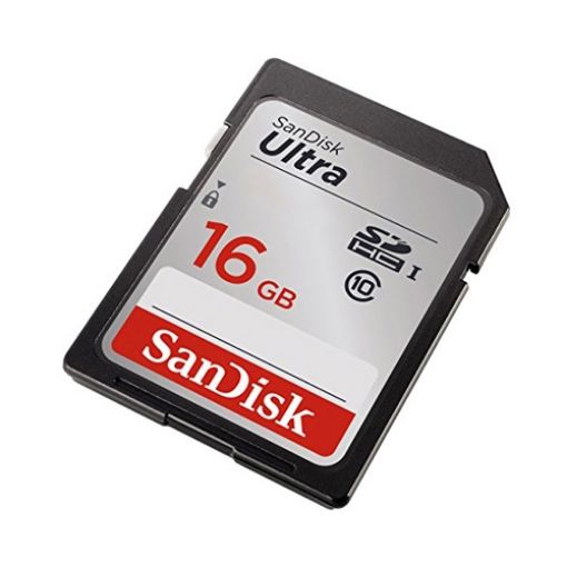 Sandisk Ultra SDHC memory card SDSDUNC-016G with a capacity of - Main Image