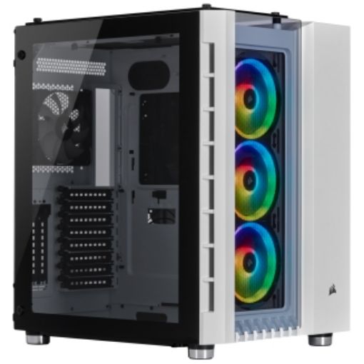 Изображение Корпус ATX Corsair Crystal 680X RGB с закалённым стеклом белого цвета CC-9011169-WW.