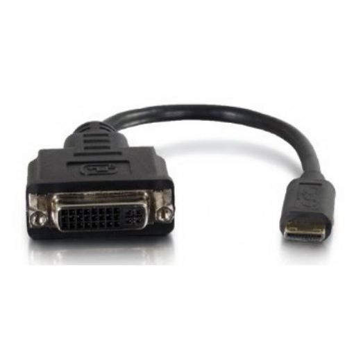 Picture of adapter cable MINI HDMI male - DVI female, 0.15 meter VC-018-0.15