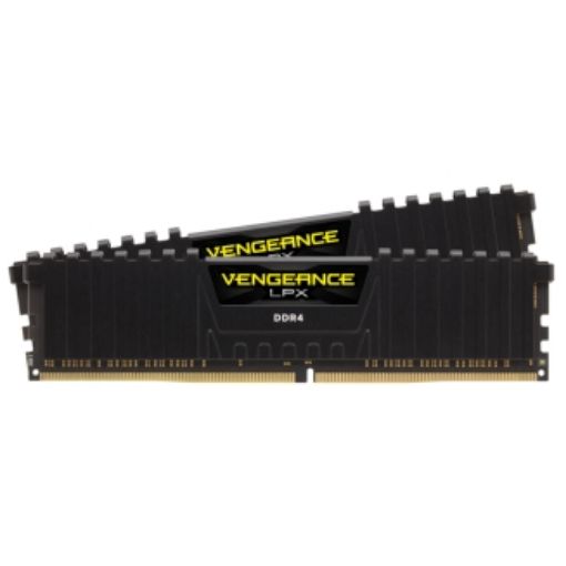 תמונה של Corsair DDR 4 16G (8Gx2) 3200 CL16 VENGEANCE LPX Black CMK16GX4M2E3200C16