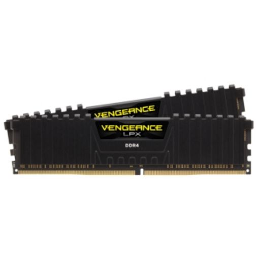Picture of Corsair Vengeance LPX 32GB RAM (16GBx2) 3200 CL16 in black color.