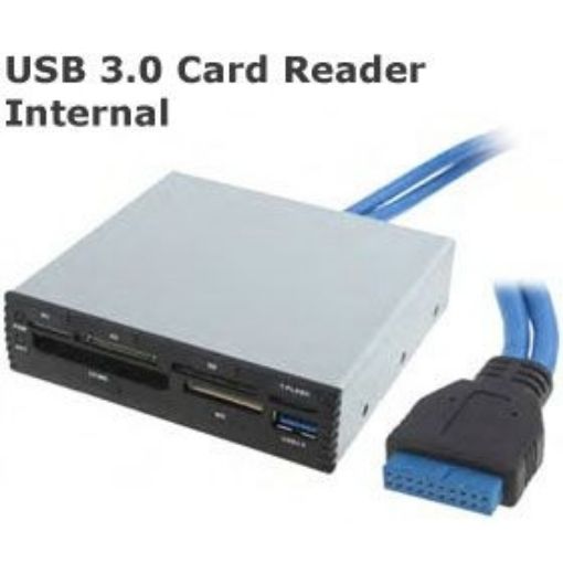 תמונה של IPPON Premium 3.5" Front Bay Card Reader With USB 3.0 BW-P0055A