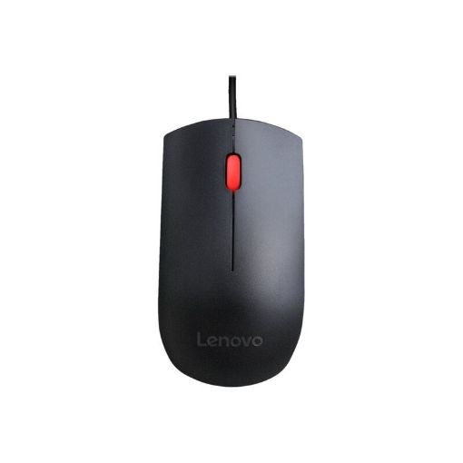 Изображение Проводная мышь Lenovo Essential черного цвета.