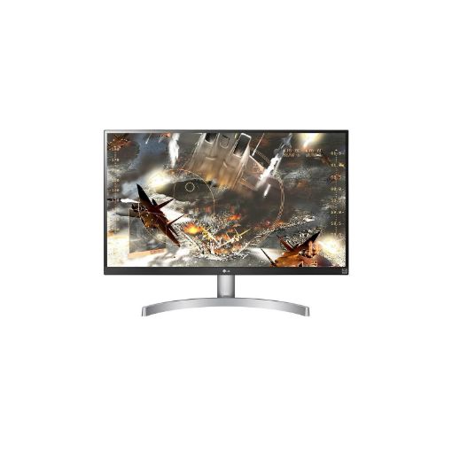 תמונה של מסך מחשב LG 27UL600-W בצבע לבן