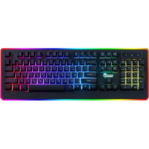 Picture of DRAGON Pro Gaming Keyboard RGB-7 Backlight Illuminated