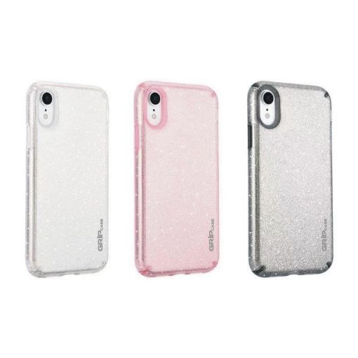 תמונה של נרתיק GripCase Samsung Note 10 צבע כחול בהיר עם נצנצים