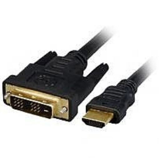 תמונה של כבל מחיבור DVI לחיבור HDMI באורך 1.8 מטרים CH-DVI-HD-18