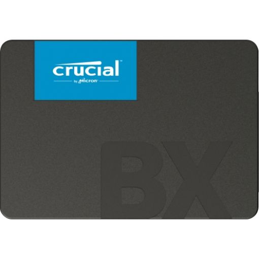 Изображение SSD-диск Crucial BX500 2.0TB черного цвета.