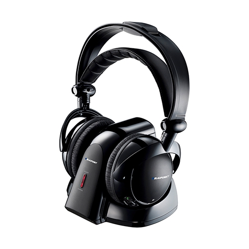 Blaupunkt BP8200WR 2.4Hz Digital Wireless Headphones for TV Black