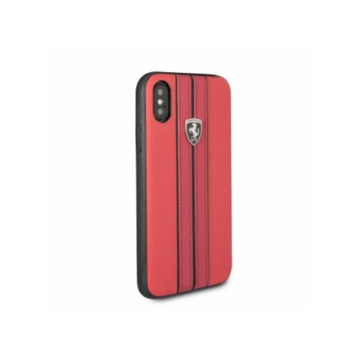 תמונה של CG MOBILE כיסוי קשיח מעור לאייפון XR בצבע אדום פרארי רשמי FEURHCI61REB