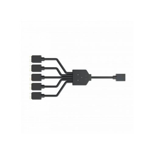Изображение Кабель сплиттер RGB Cooler Master MFX-AWHN-1NNN5-R1 черного цвета.