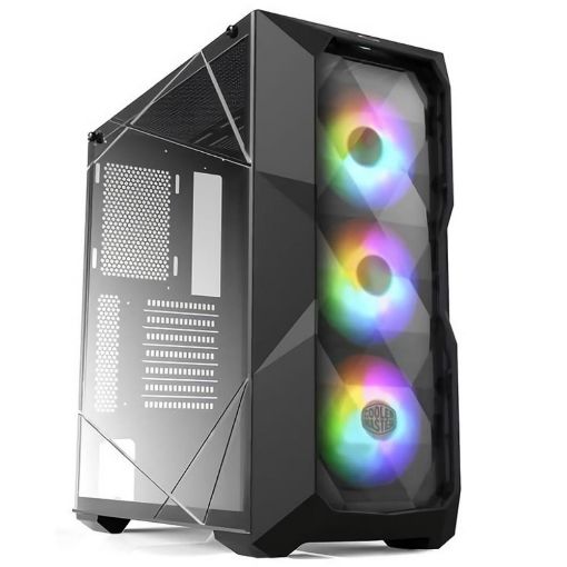 תמונה של מארז מחשב Cooler Master MasterBox TD500 Crystal בצבע שחור