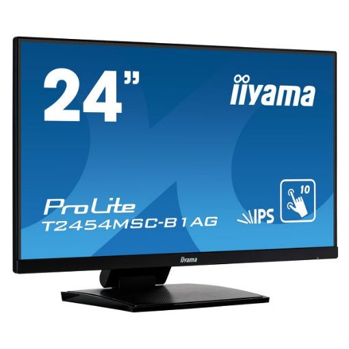 Изображение IIYAMA Monitor 24" ProLite IPS 10pt Touch VGA HDMI T2454MSC-B1AG
