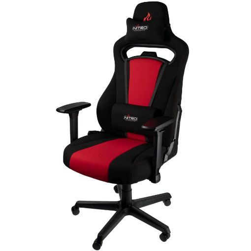 Изображение כיסא גיימינג Nitro Concepts E250 Gaming Chair Black/Red NC-E250-BR