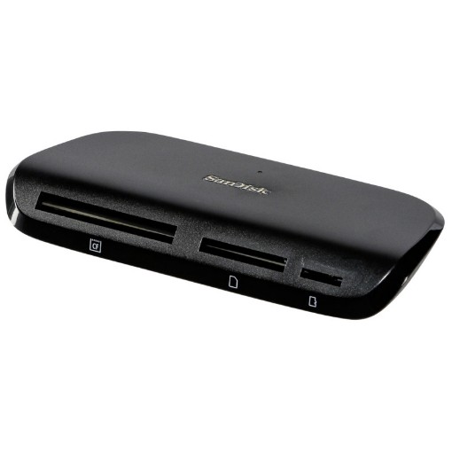 תמונה של קורא/כותב USB-C SanDisk ImageMate® PRO דגם SDDR-A631-GNGNN בצבע שחור