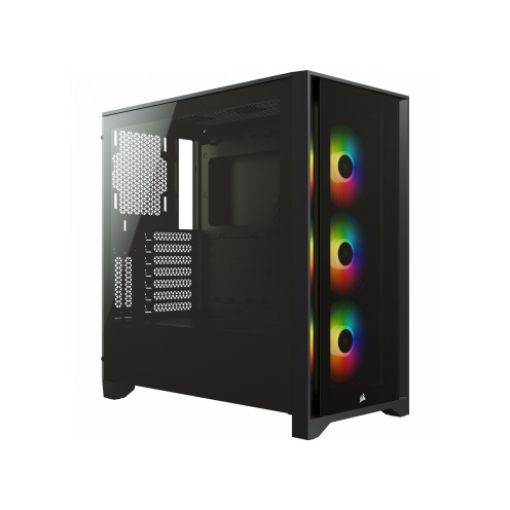 Изображение Корпус Corsair iCUE 4000X RGB TG черного цвета.