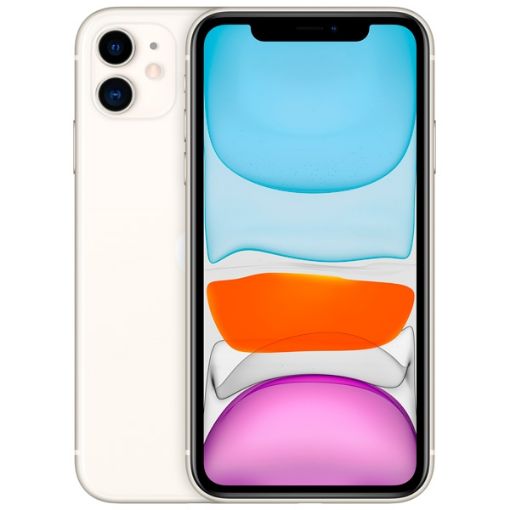 תמונה של טלפון סלולרי Apple iPhone 11 128GB אפל בצבע לבן