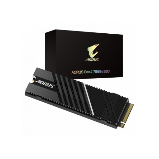 Picture of Gigabyte AORUS SSD M.2 PCIE NVMe Gen4 7000s 1.0TB GP-AG70S1TB