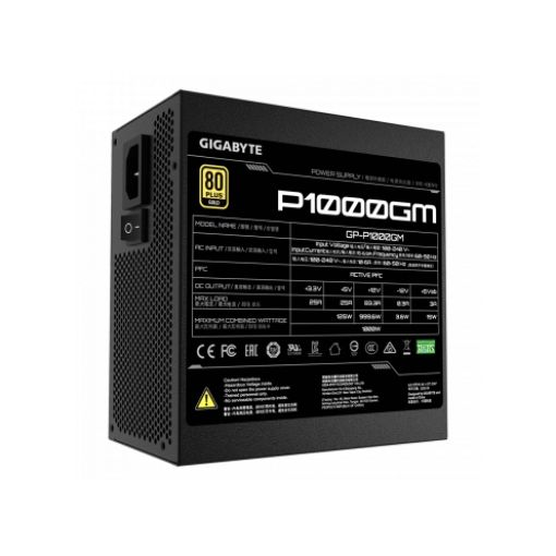 תמונה של Gigabyte PSU 1000W PFC Gold 80+ Modular GP-P1000GM