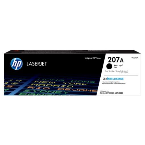 תמונה של טונר מקורי למדפסות HP 207A W2210A LaserJet בצבע שחור