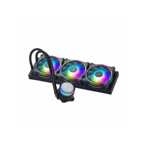 Изображение Кулер жидкостный Cooler Master ML360 ILLUSION черного цвета.