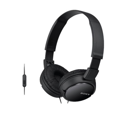 תמונה של אוזניות ‏חוטיות Sony MDR-ZX110AP/B סוני בצבע שחור