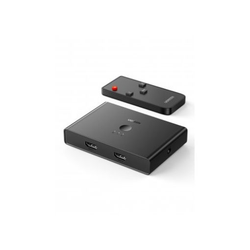 Изображение HDMI переключатель UGREEN 2-в-4 + SPDIF черный цвет.