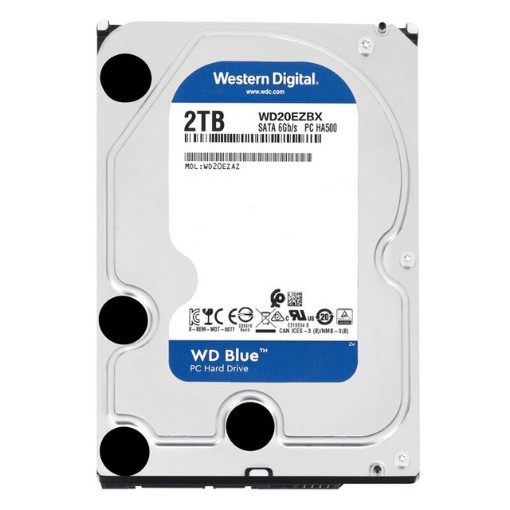 תמונה של דיסק קשיח Western Digital WD Blue WD20EZBX 2TB צבע כחול