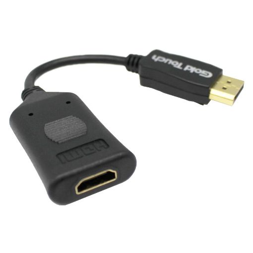 תמונה של מתאם Active DP To HDMI צבע זהב