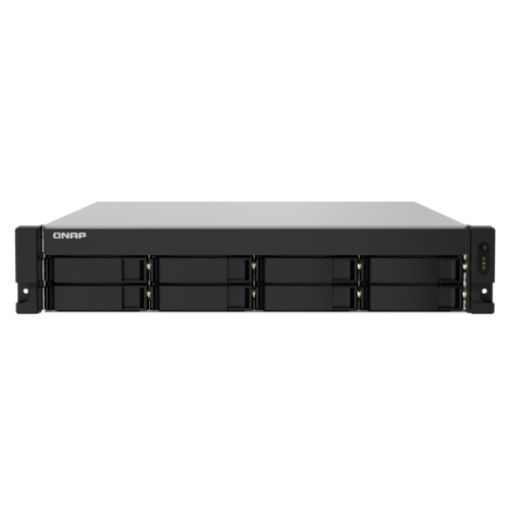 תמונה של מחשב NAS QNAP TS-832PXU-RP-4G בצבע שחור