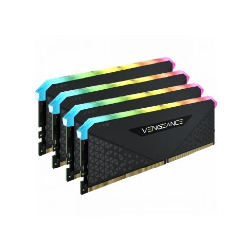 תמונה של זיכרון RAM Corsair DDR4 64G (16Gx4) 3200 צבע שחור