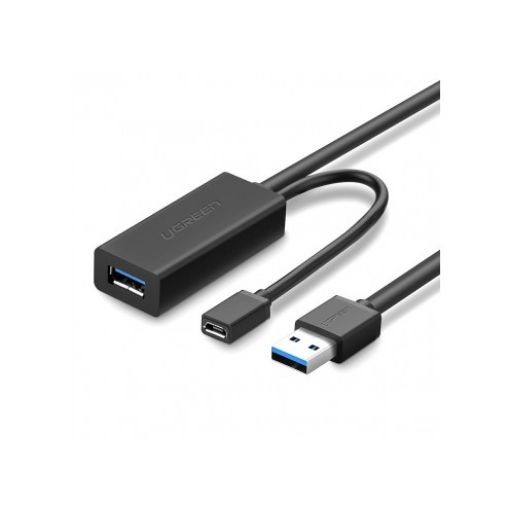 Изображение Кабель UGREEN USB-A 3.0 мужской-женский удлинительный активный 5м 20826.
