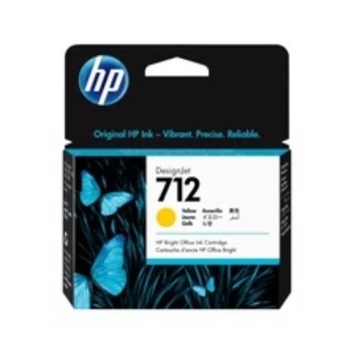 תמונה של HP מילוי דיו‎ 712 צהוב 3ED69A T–250 29ml
